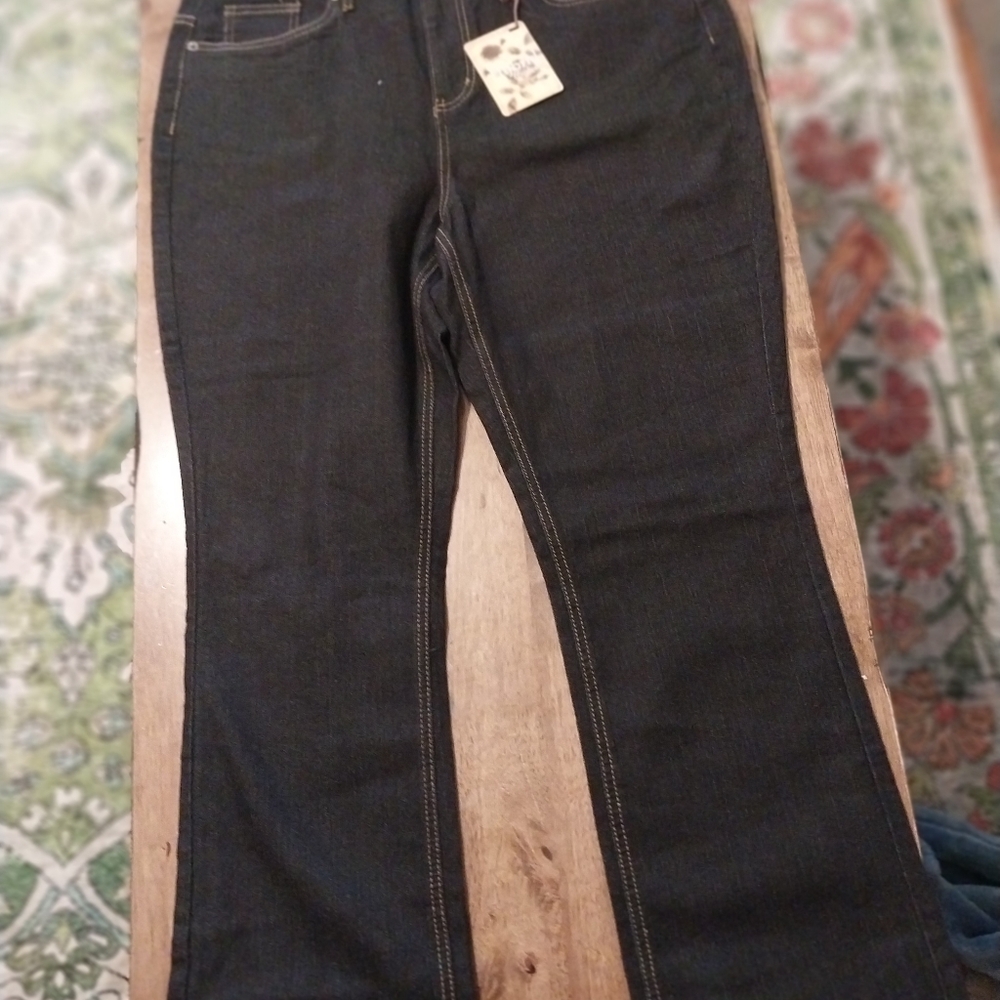 STRETCH Dark Denim Jeans size 16